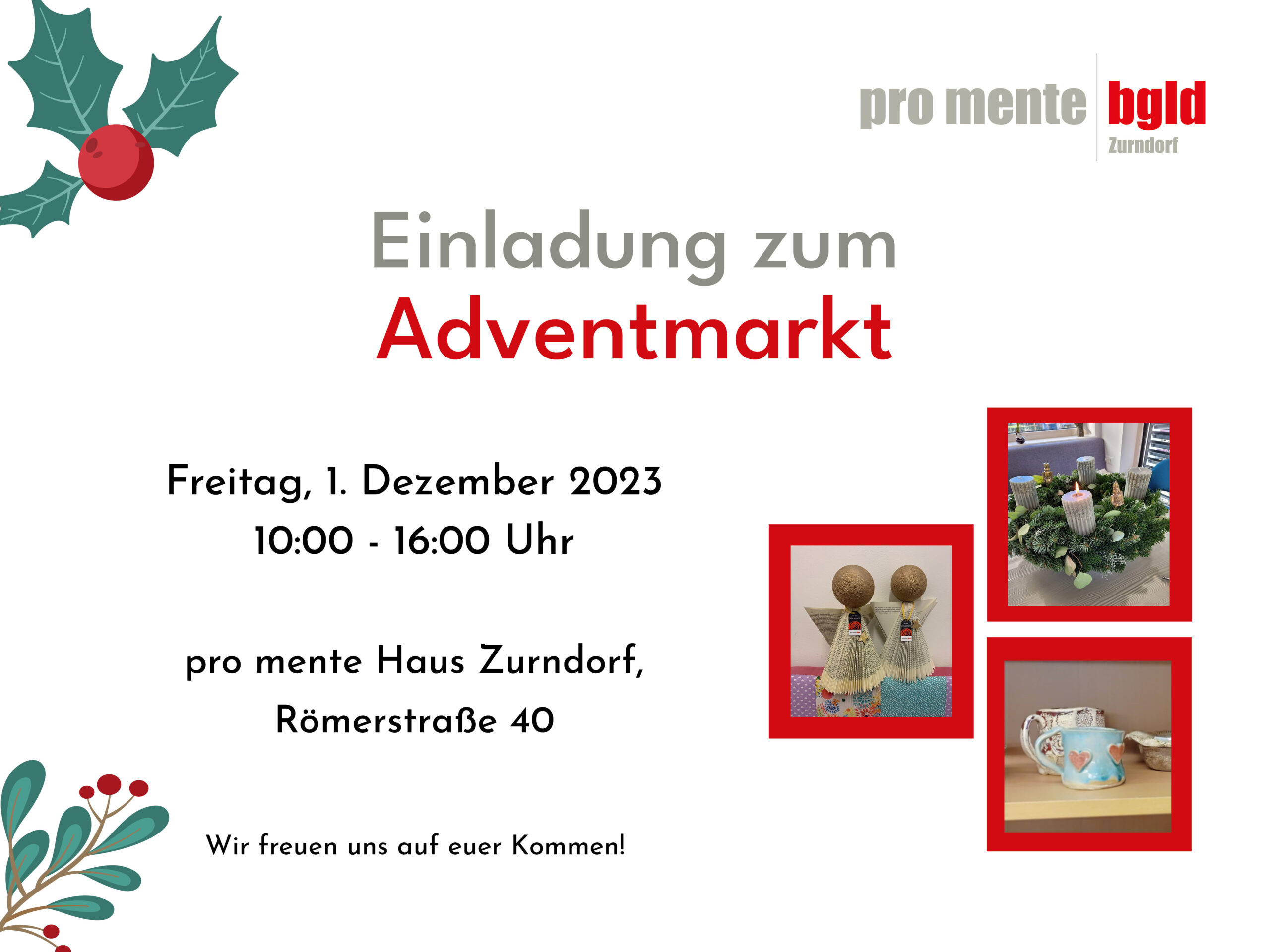 Adventmarkt Zurndorf Einladung
